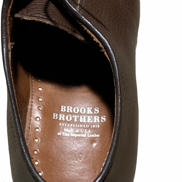 Brooks Brothers Pebble grain commando derby shoes - Picture 4 of 8